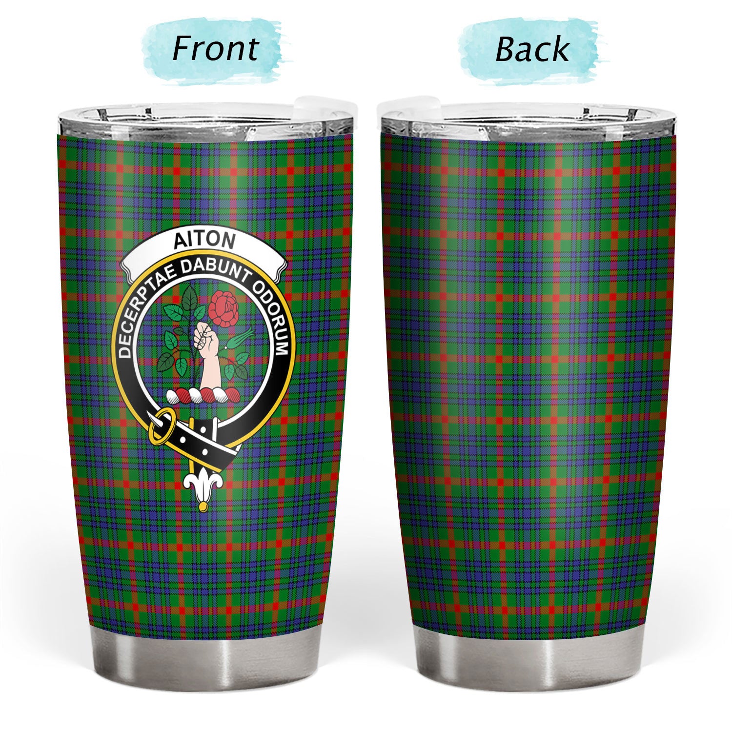Aiton Tartan Crest Tumbler