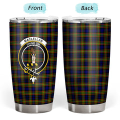 MacLellan Modern Tartan Crest Tumbler