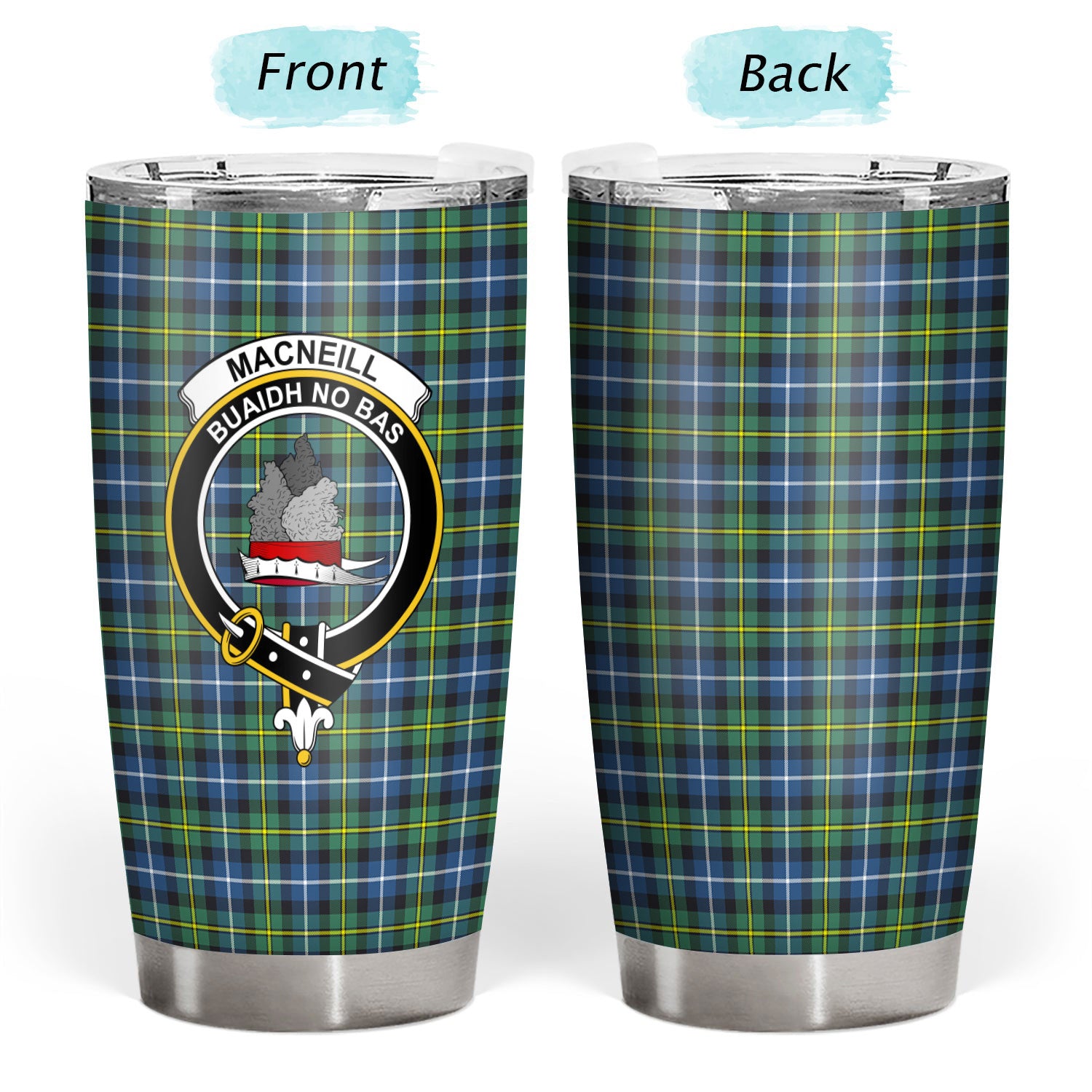 MacNeill of Barra Ancient Tartan Crest Tumbler