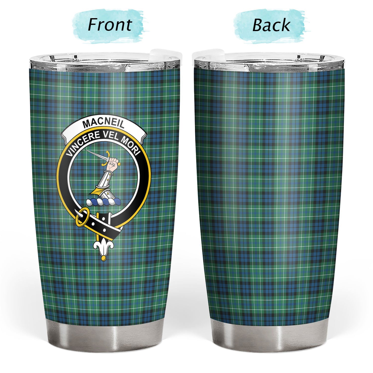 MacNeil of Colonsay Ancient Tartan Crest Tumbler