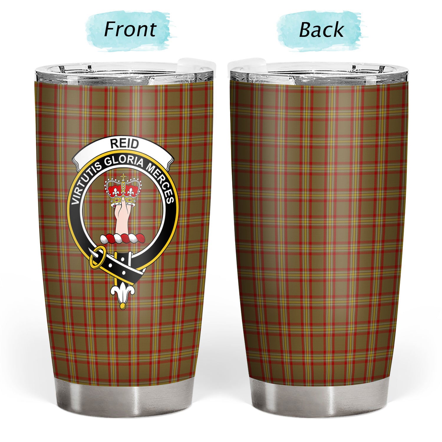 Reid Ancient Tartan Crest Tumbler