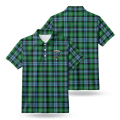 Arbuthnot Ancient Tartan Crest Birdseye Mesh Polo Shirt