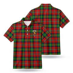 Fairlie Tartan Crest Birdseye Mesh Polo Shirt