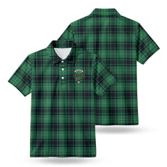 MacArthur Ancient Tartan Crest Birdseye Mesh Polo Shirt