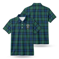MacCallum Ancient Tartan Crest Birdseye Mesh Polo Shirt
