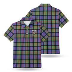 McDonald Ancient Tartan Crest Birdseye Mesh Polo Shirt