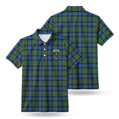 McLaren Ancient Tartan Crest Birdseye Mesh Polo Shirt