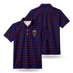 Wedderburn Tartan Crest Birdseye Mesh Polo Shirt