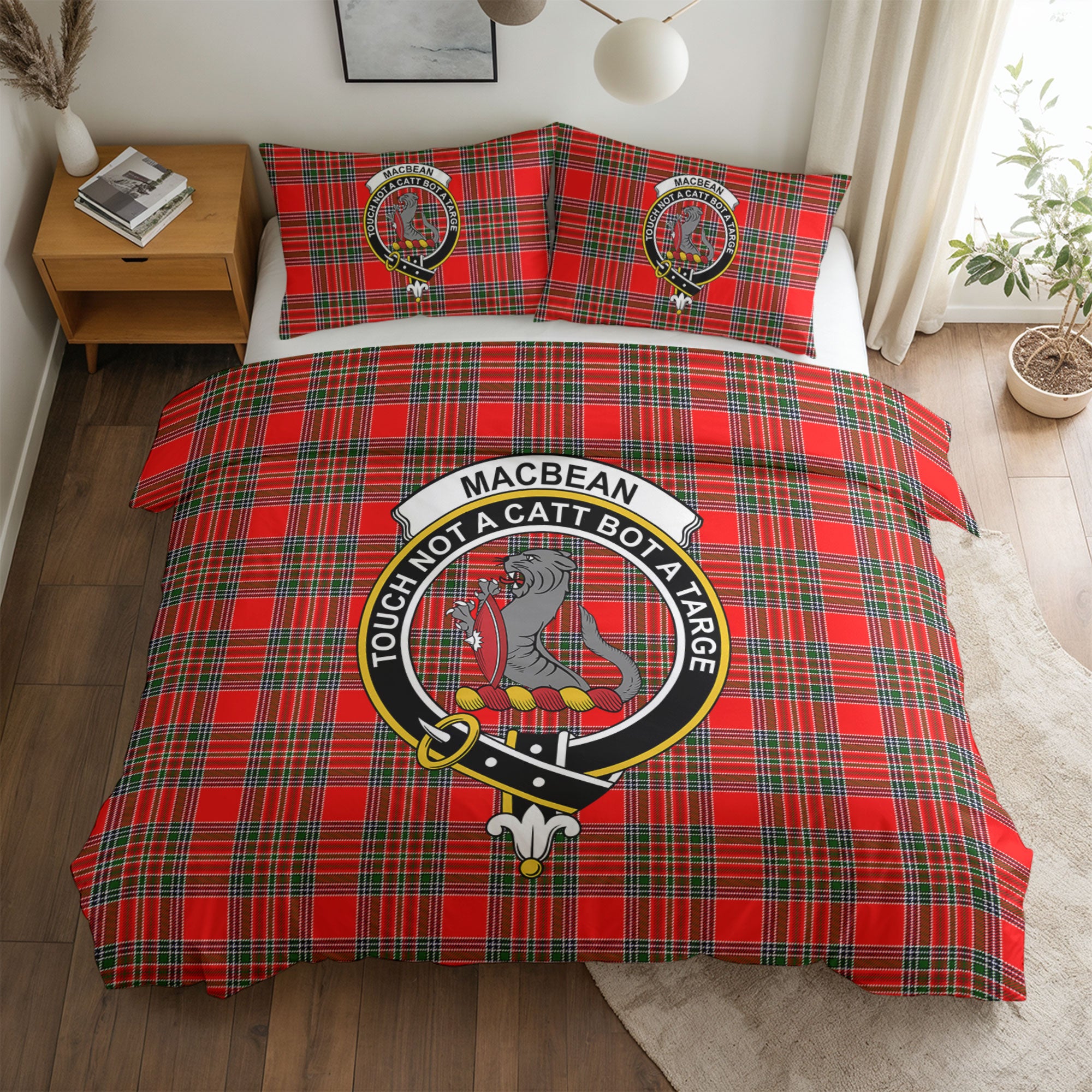 MacBean Tartan Crest Bedding Set