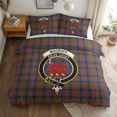 MacDuff Hunting Modern Tartan Crest Bedding Set