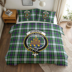 McKenzie Dress Modern Tartan Crest Bedding Set