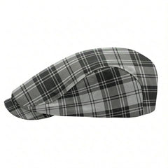 Douglas Grey Modern Tartan Flat Caps