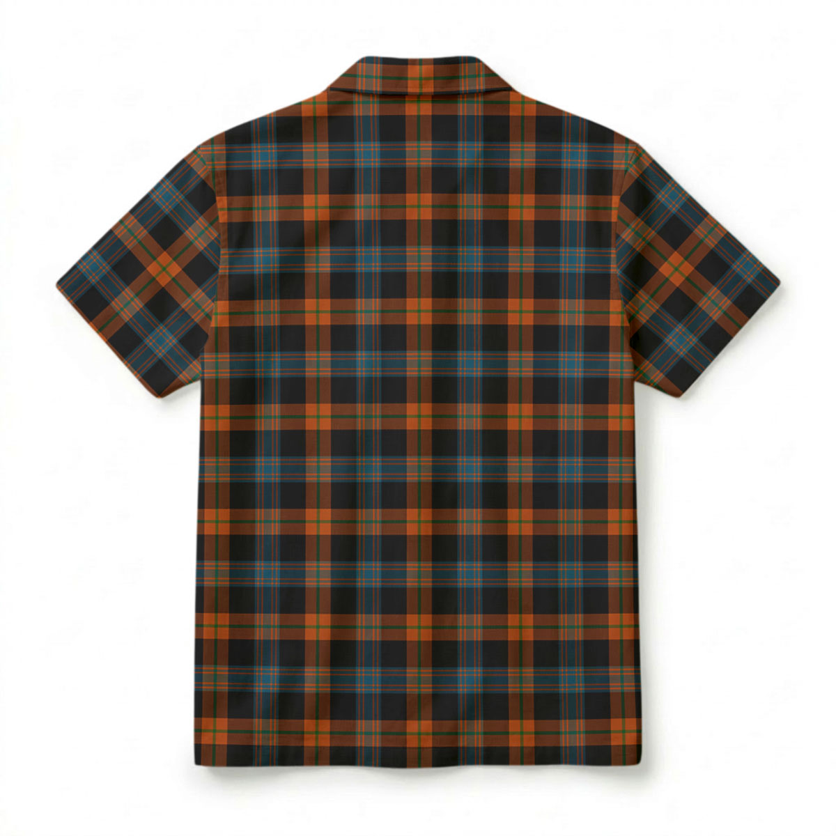Broun Ancient Tartan Crest Hawaiian Shirt