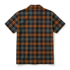 Brown Ancient Tartan Crest Hawaiian Shirt