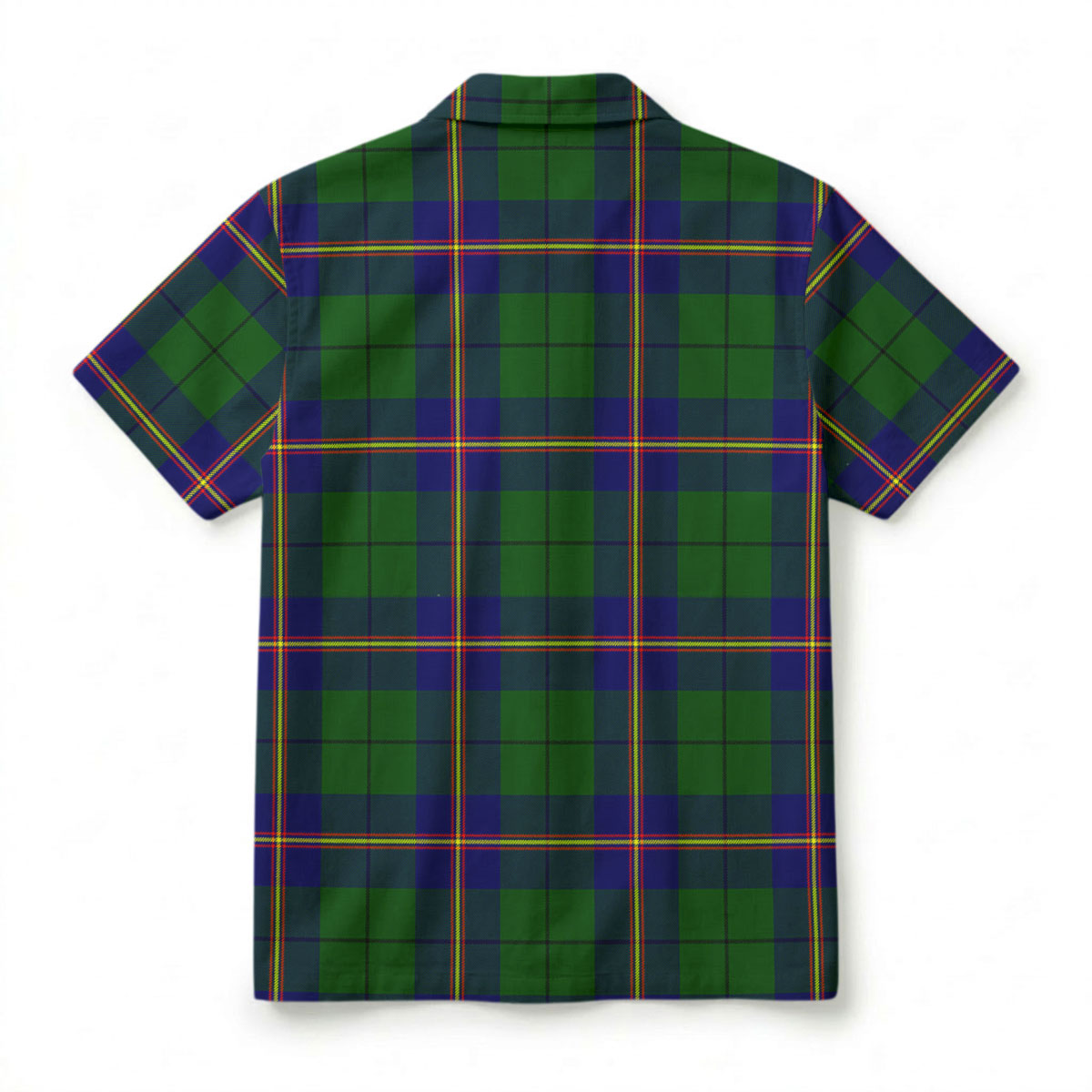 Carmichael Modern Tartan Crest Hawaiian Shirt