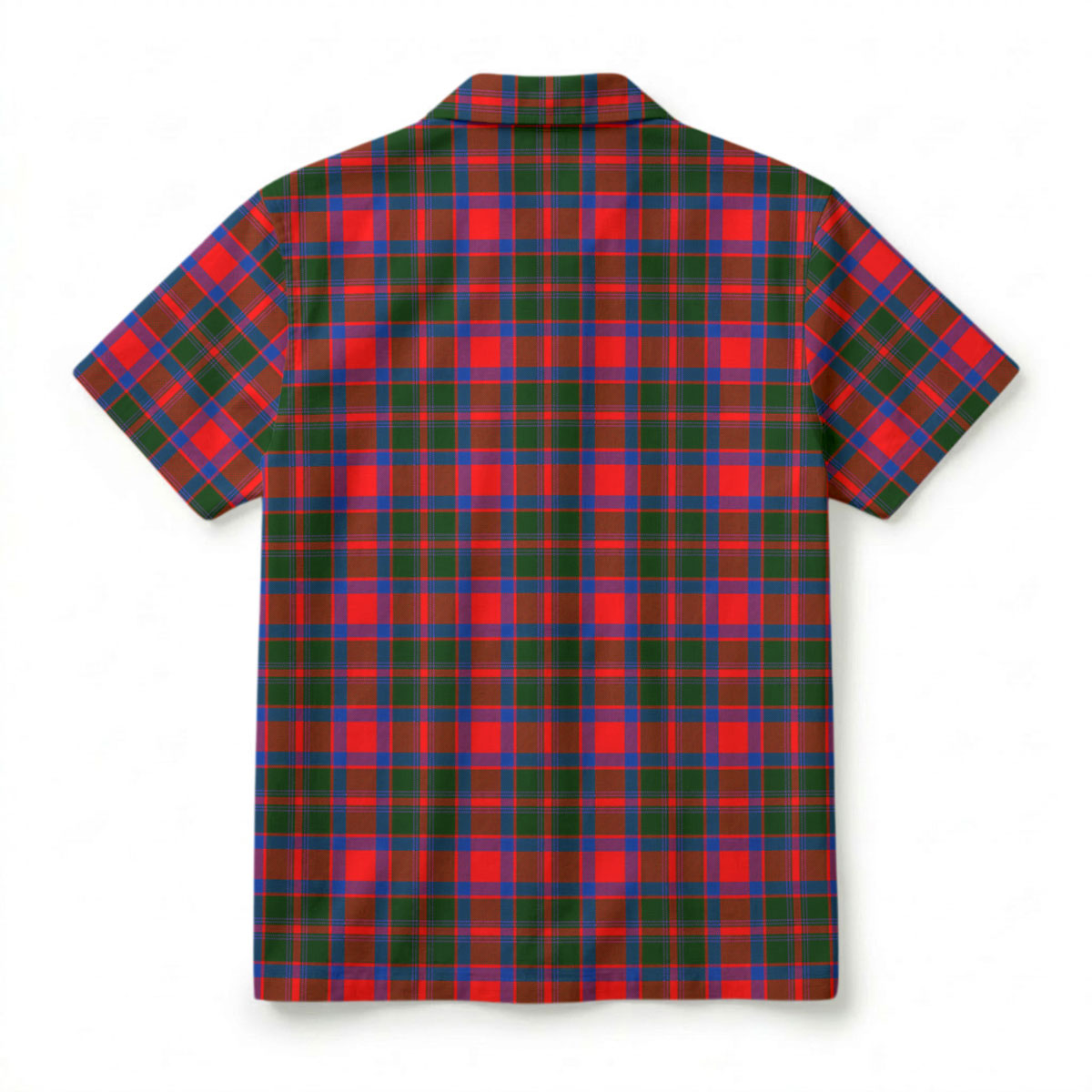 Carrick District Tartan Crest Hawaiian Shirt
