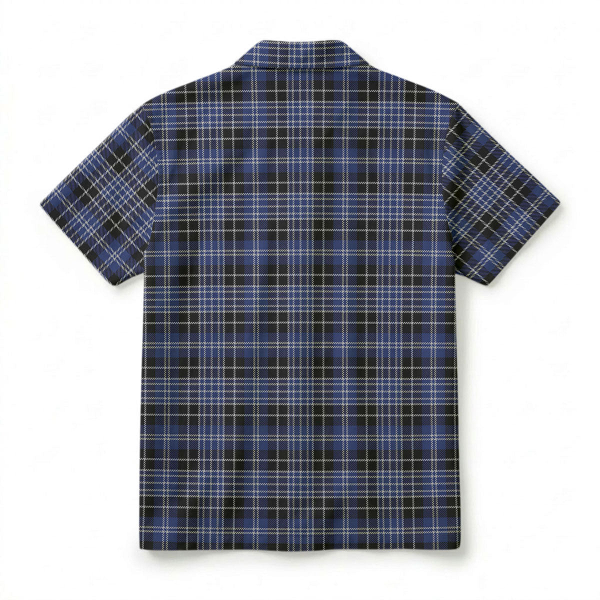 Clark Modern Tartan Crest Hawaiian Shirt