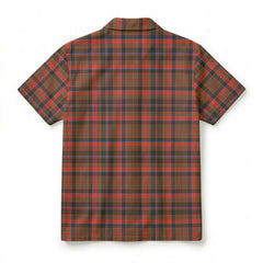 Cumming Hunting Weathered Tartan Crest Hawaiian Shirt