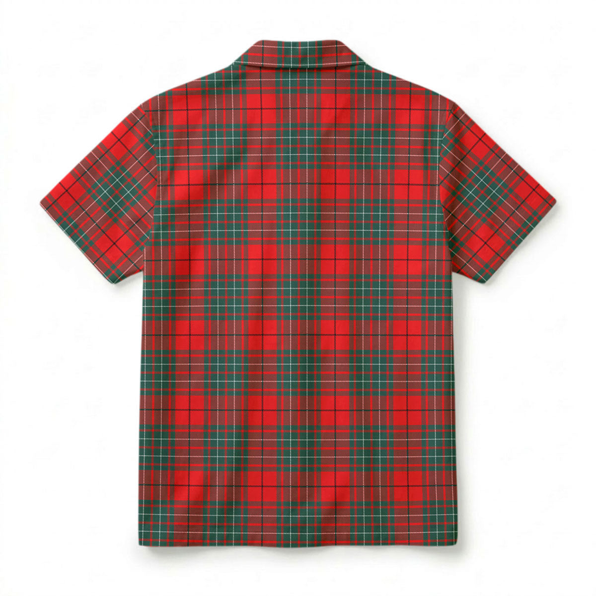 Cumming Modern Tartan Crest Hawaiian Shirt