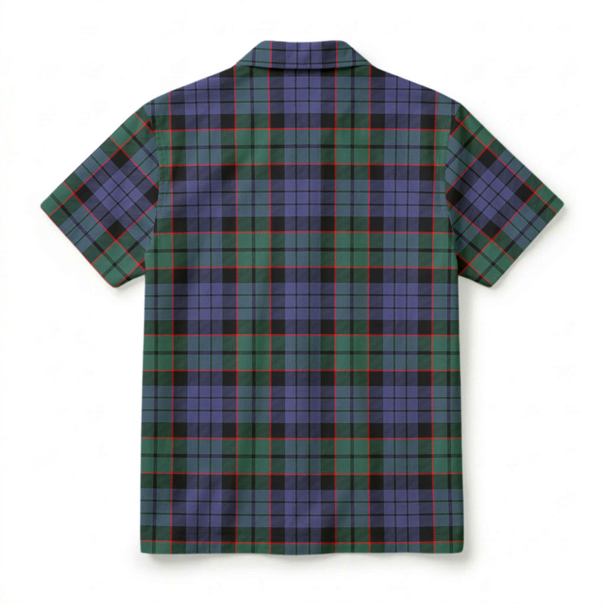 Fletcher Modern Tartan Crest Hawaiian Shirt