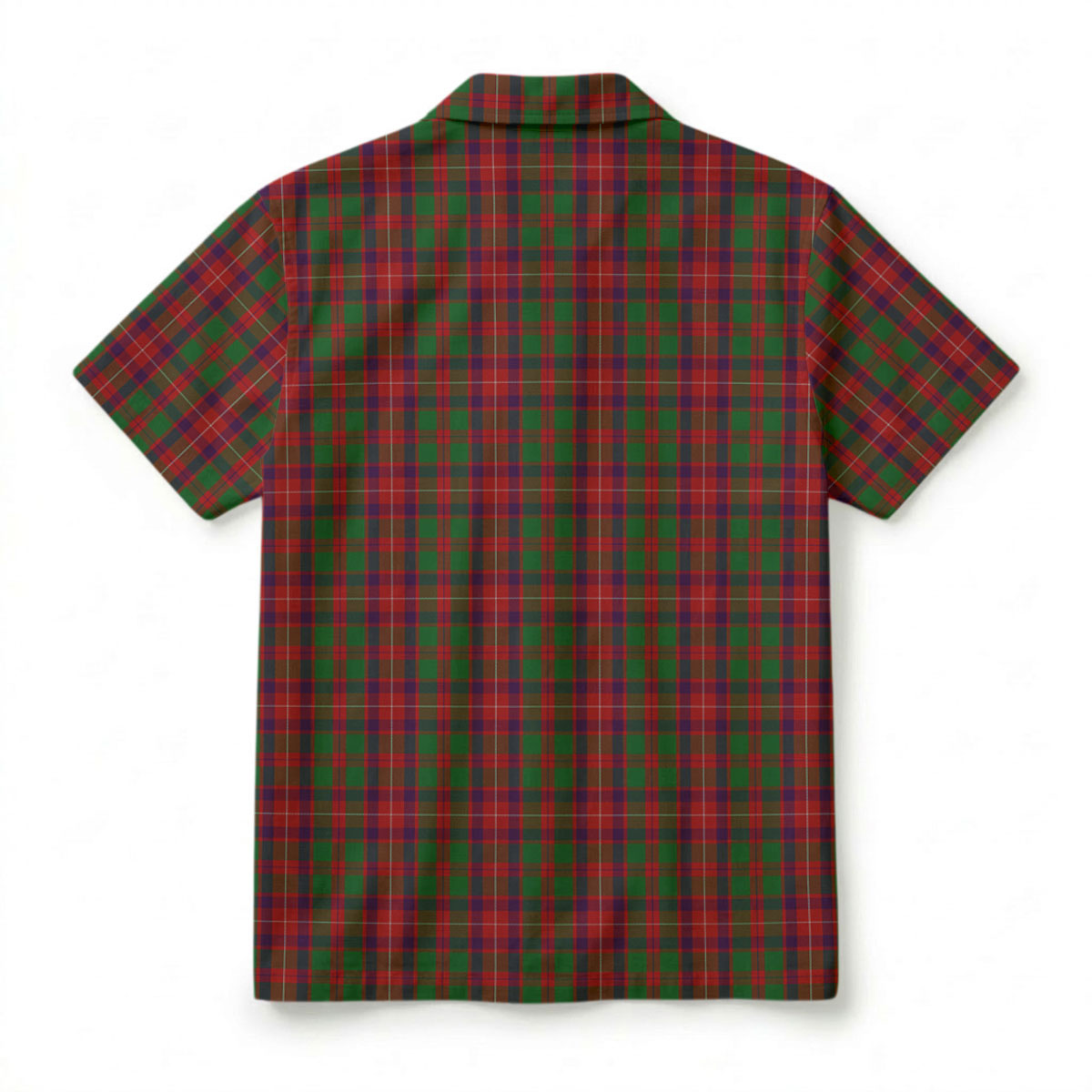 Geddes Tartan Crest Hawaiian Shirt