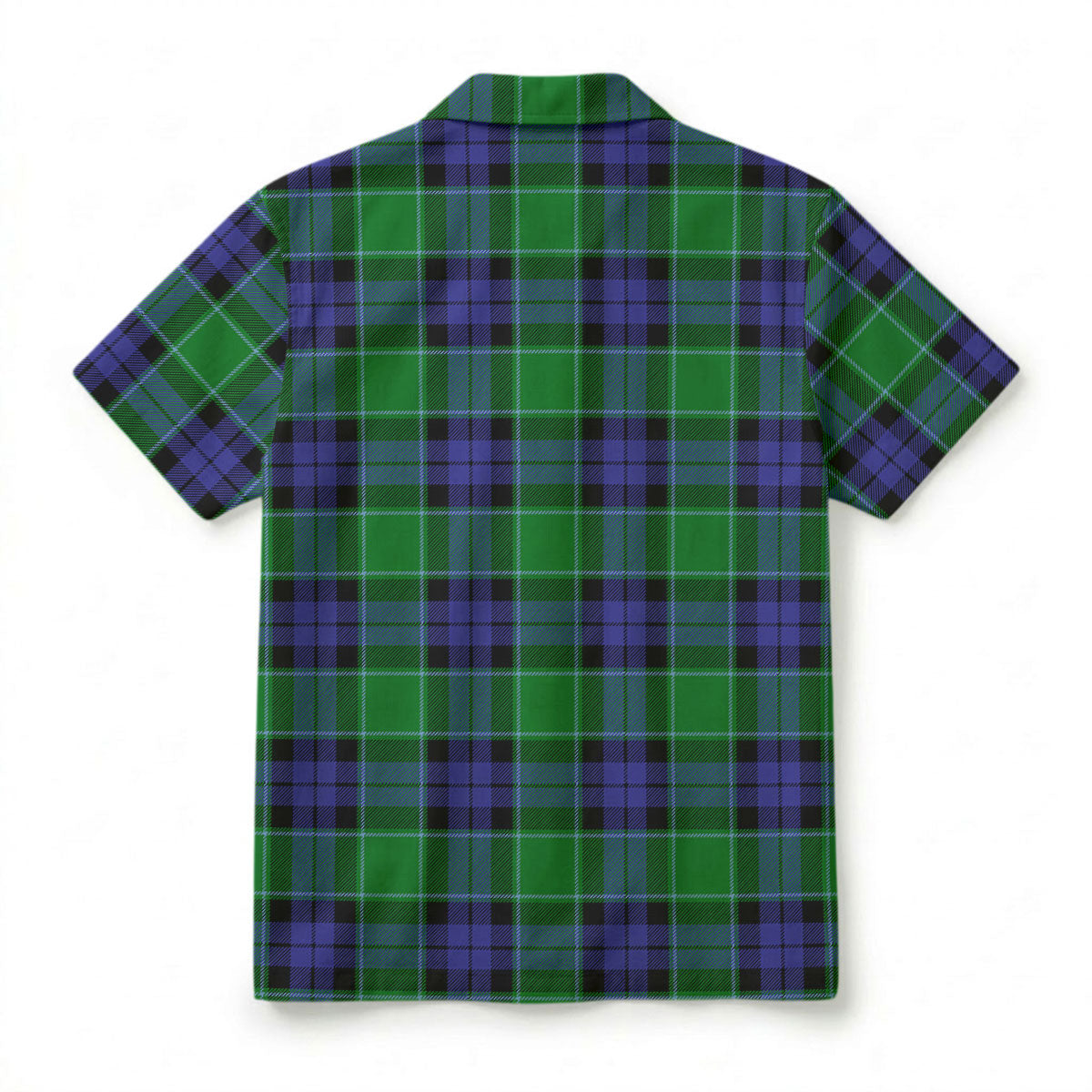Graham of Menteith Modern Tartan Crest Hawaiian Shirt