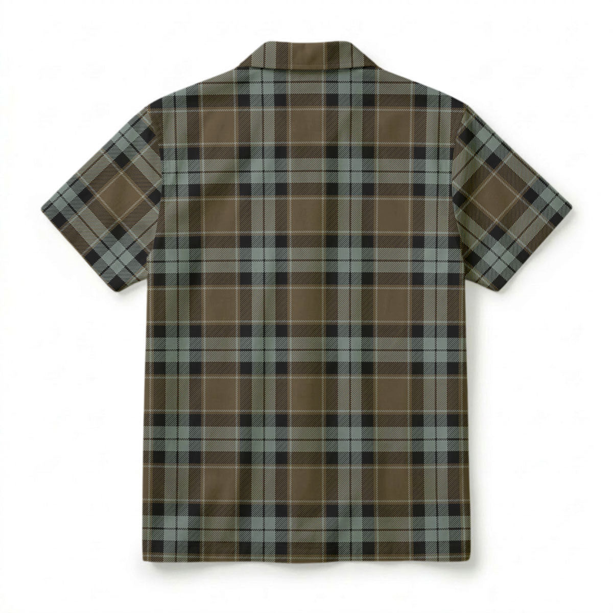 Graham of Menteith Weathered Tartan Crest Hawaiian Shirt