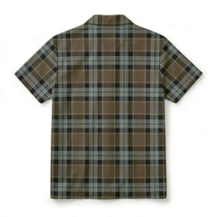 Graham of Menteith Weathered Tartan Crest Hawaiian Shirt