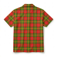 Leask Tartan Crest Hawaiian Shirt