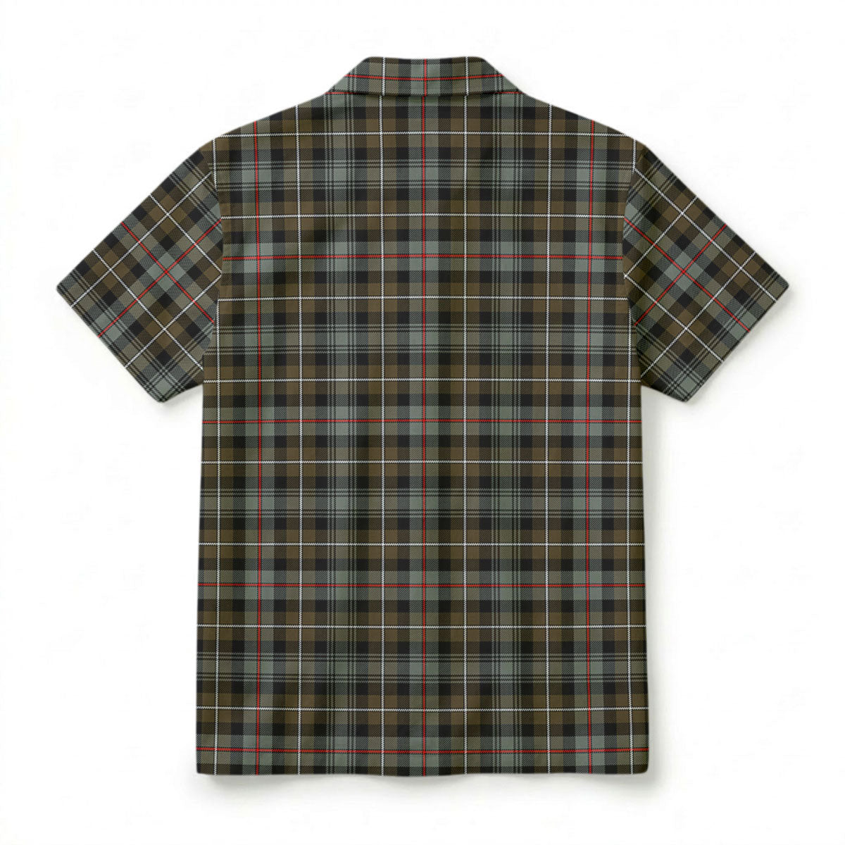 MacKenzie Weathered Tartan Crest Hawaiian Shirt