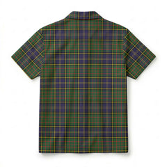 MacMillan Hunting Modern Tartan Crest Hawaiian Shirt