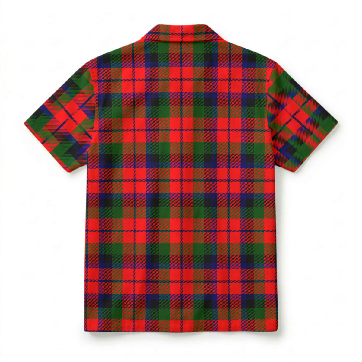 MacNaughton Modern Tartan Crest Hawaiian Shirt