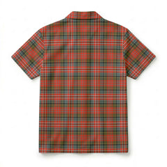 MacPherson Weathered Tartan Crest Hawaiian Shirt