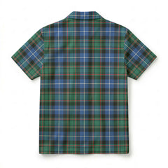 MacRae Hunting Ancient Tartan Crest Hawaiian Shirt