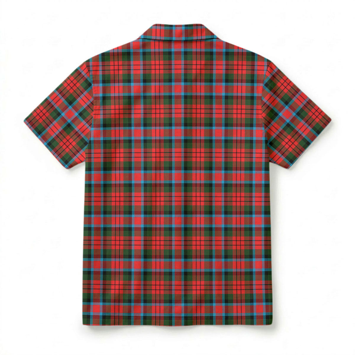 McDuff Modern Tartan Crest Hawaiian Shirt