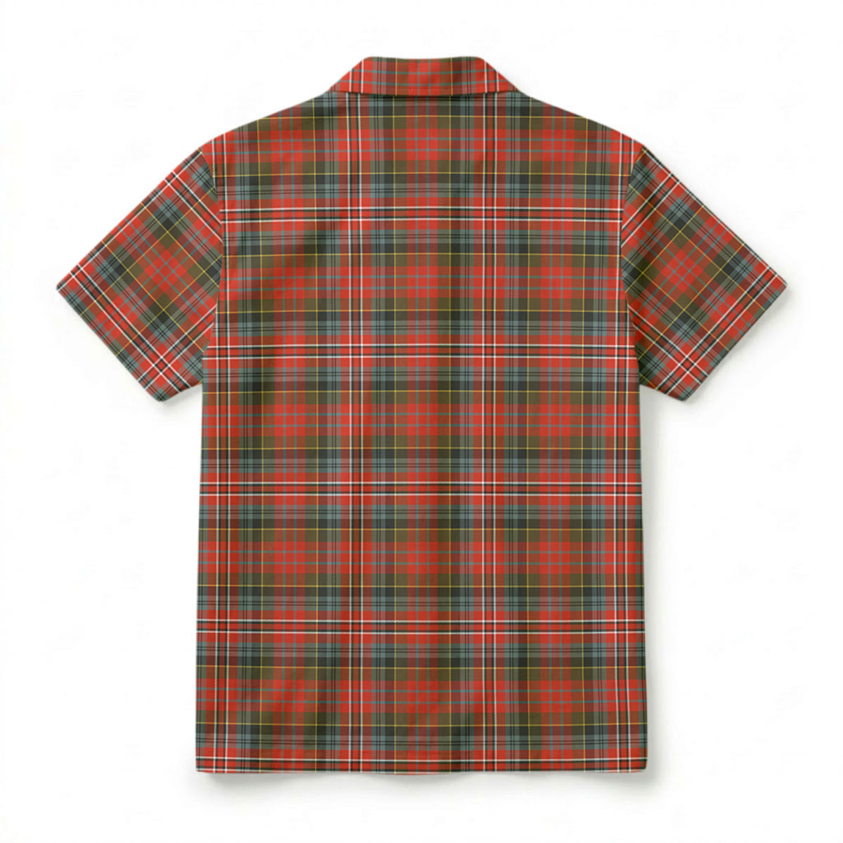 McPherson Weathered Tartan Crest Hawaiian Shirt
