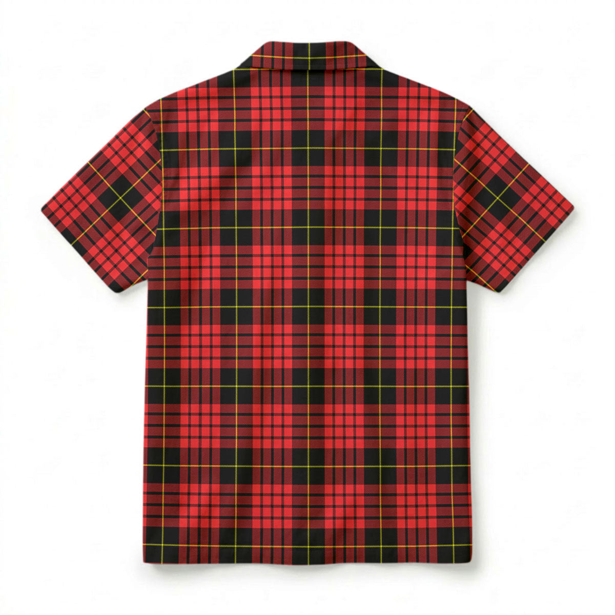 McQueen Modern Tartan Crest Hawaiian Shirt