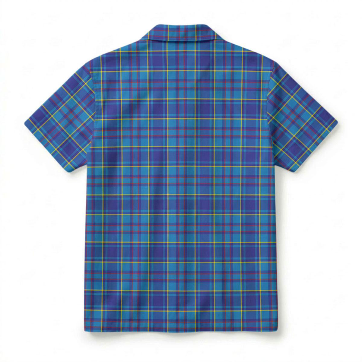Mercer Modern Tartan Crest Hawaiian Shirt