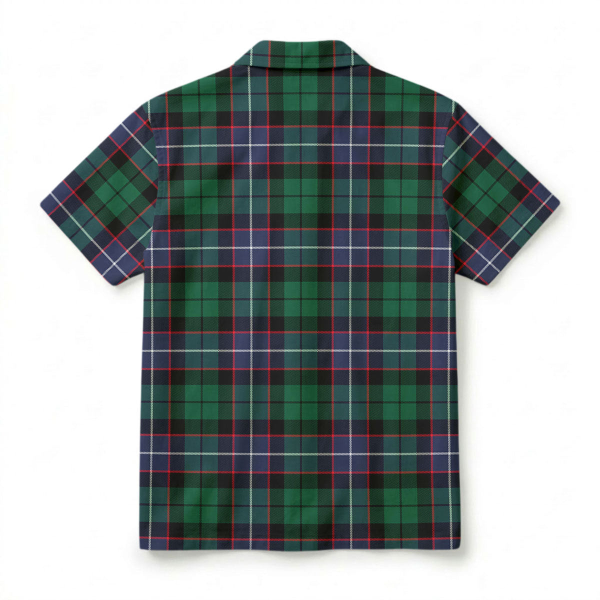 Mitchell Modern Tartan Crest Hawaiian Shirt
