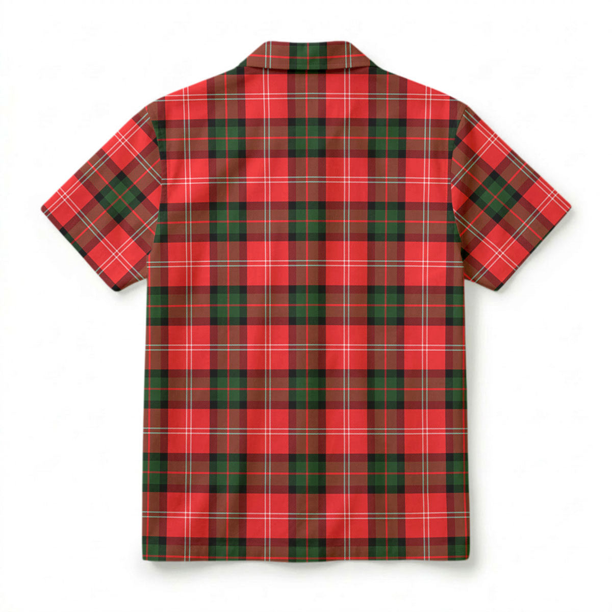 Nesbitt Modern Tartan Crest Hawaiian Shirt