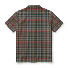 Nicolson Hunting Weathered Tartan Crest Hawaiian Shirt