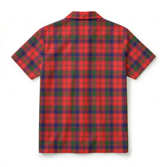 Reid Modern Tartan Crest Hawaiian Shirt