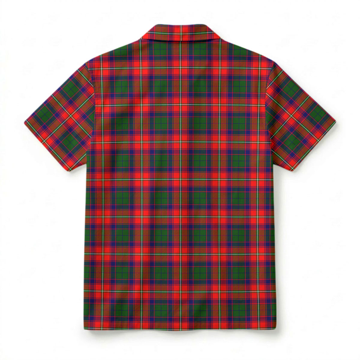 Roxburgh District Tartan Crest Hawaiian Shirt