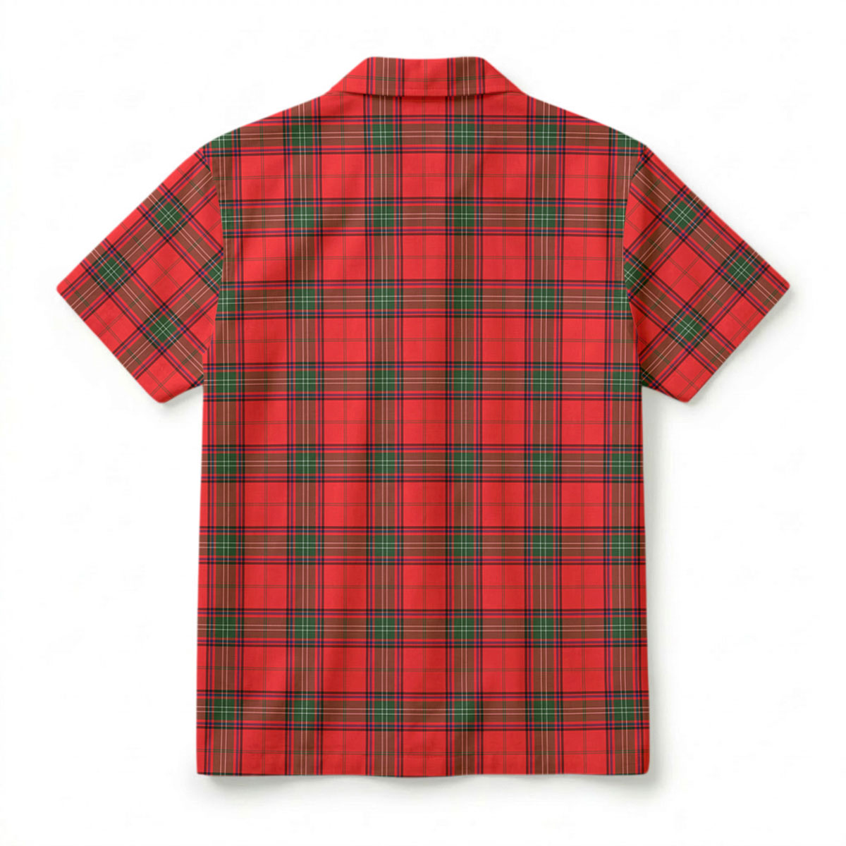 Seton Modern Tartan Crest Hawaiian Shirt