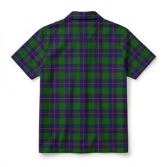 Shaw Modern Tartan Crest Hawaiian Shirt