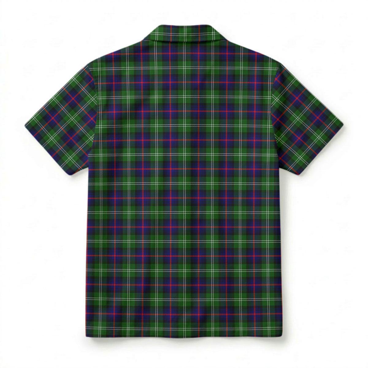Sutherland Modern Tartan Crest Hawaiian Shirt