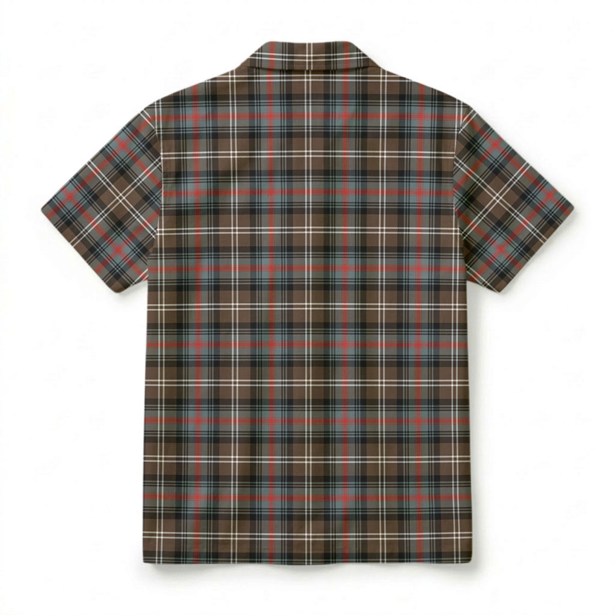 Sutherland Weathered Tartan Crest Hawaiian Shirt