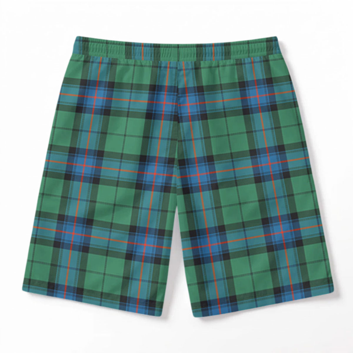 Armstrong Ancient Tartan Crest Men's Beach Shorts