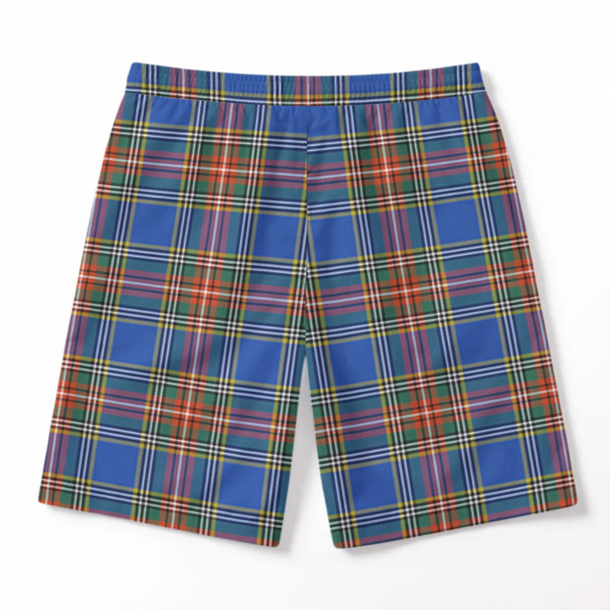 Beaton Ancient Tartan Crest Men's Beach Shorts