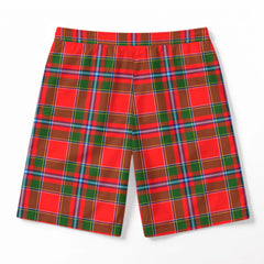 Butter Tartan Crest Men's Beach Shorts